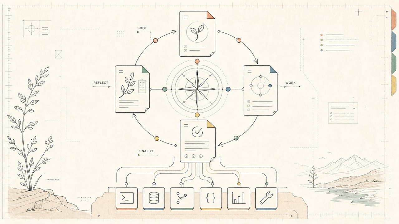 Start, Reflect, Finalize: The Native Lifecycle of an Agent Workflow