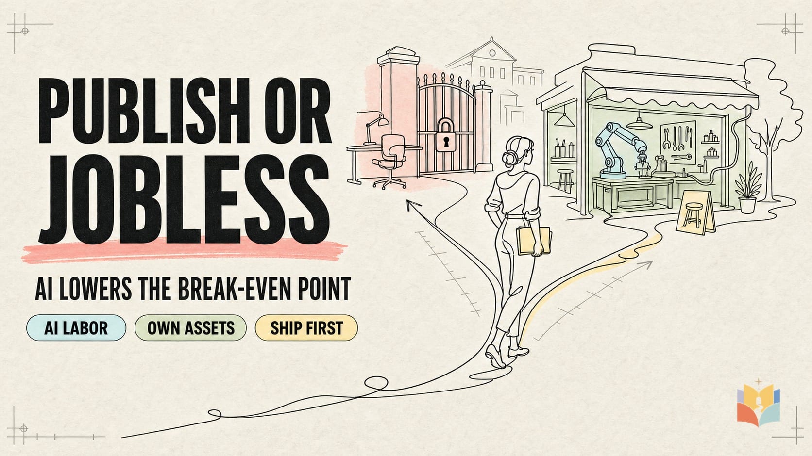 Publish or Jobless: AI, Break-Even, and the One-Person Workshop