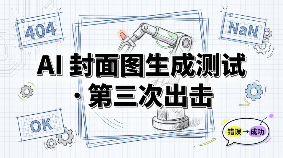 AI 封面图生成测试 · 第三次出击